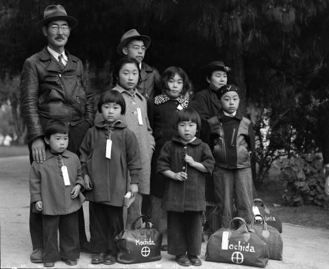 Mochida family, California, 1942