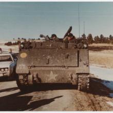 Roadblock at Wounded Knee, 1973