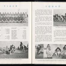 Yearbook pages, football team, 1944