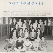 Yearbook pages, sophomore class, 1944