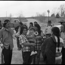Pine Ridge during the occupation, 1973