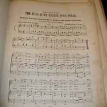 Lyrics, The Flag with 34 Stars, sheet music, c. 1861