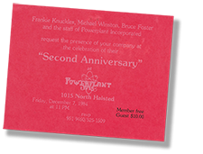 Power Plant anniversary, 1984