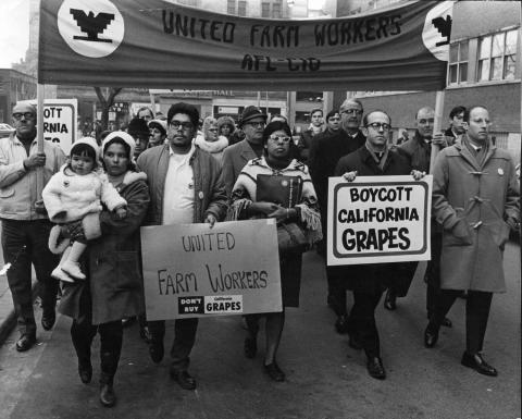 Canadian supporters of the UFW, 1968