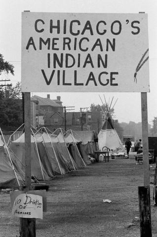Chicago Indian Village community, 1970 
