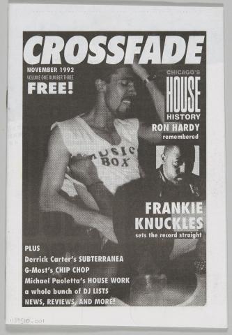 Ron Hardy, Crossfade magazine cover, 1992