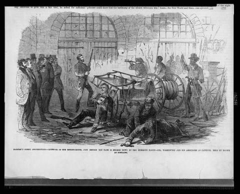 “Harper’s Ferry Insurrection,” Frank Leslie's Illustrated Newspaper, 1859