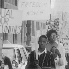 Anti-segregation march, 1963
