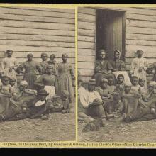 Group of formerly enslaved people, 1862