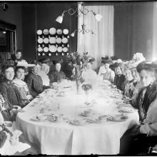 Suffrage club meeting, 1905