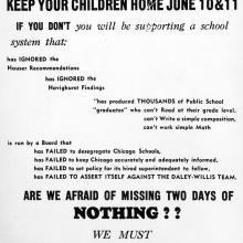 Demonstration flyer, 1965