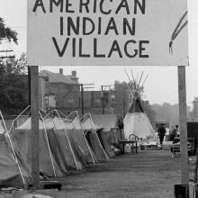 Chicago Indian Village community, 1970 