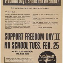 Freedom Day II flyer (front), 1964
