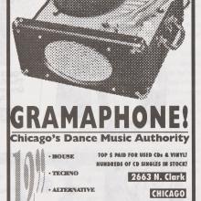 Gramaphone Records advertisement, 1992