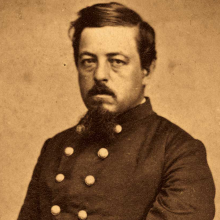 Photo of a Civil War officer